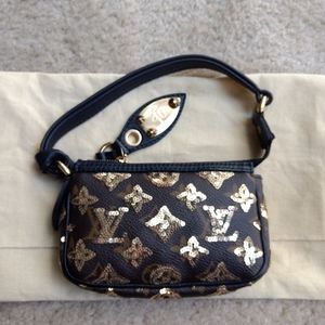 Lv limited edition eclipse sequin mini pochette